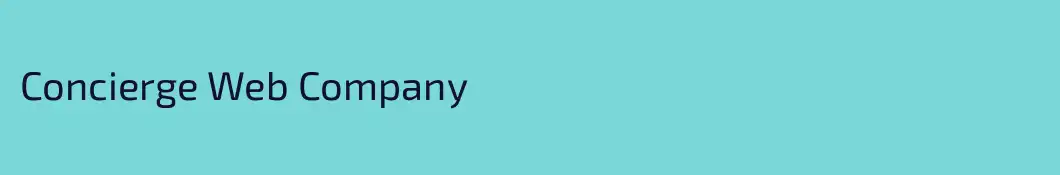 Concierge Web Company
